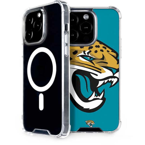 NFL Jacksonville Jaguars Large Logo iPhone 15 Pro MagSafe Case