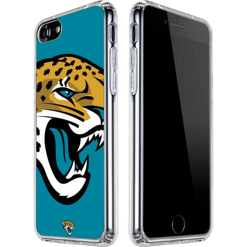 NFL Jacksonville Jaguars Large Logo iPhone SE (2nd & 3rd Gen) Clear Case