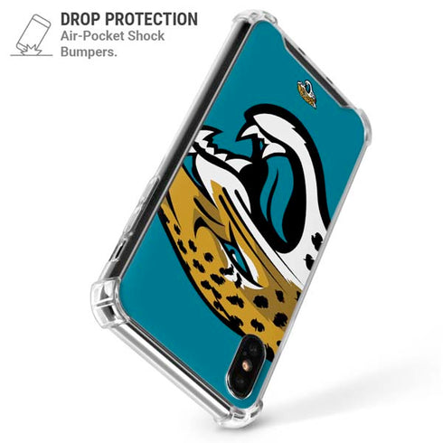 NFL Jacksonville Jaguars Large Logo iPhone XS Max Clear Case