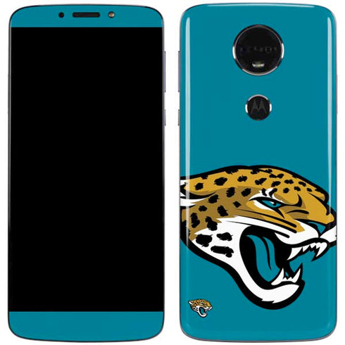 NFL Jacksonville Jaguars Large Logo Moto E5 Plus Skin