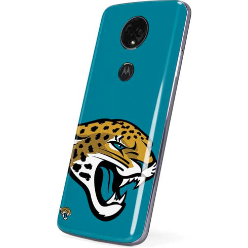 NFL Jacksonville Jaguars Large Logo Moto E5 Plus Skin