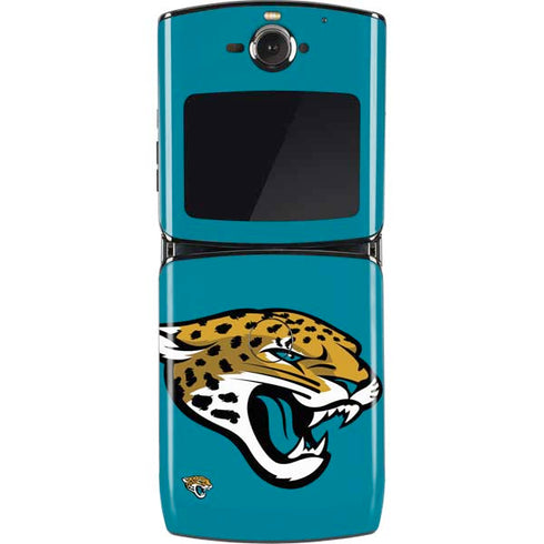 NFL Jacksonville Jaguars Large Logo Motorola RAZR Skin