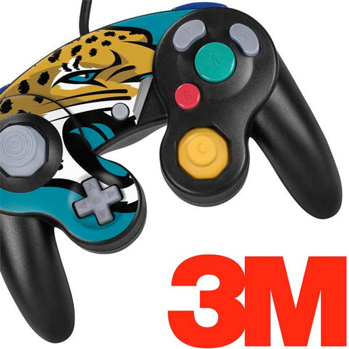 NFL Jacksonville Jaguars Large Logo Nintendo GameCube Controller Skin