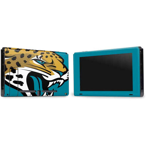 NFL Jacksonville Jaguars Large Logo Nintendo Switch Bundle Skin
