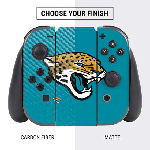 NFL Jacksonville Jaguars Large Logo Nintendo Switch Bundle Skin