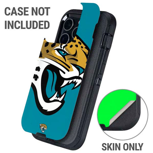 NFL Jacksonville Jaguars Large Logo Otterbox Defender iPhone Skin