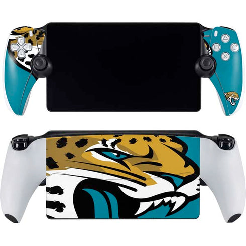 NFL Jacksonville Jaguars Large Logo PlayStation Portal Remote Player Skin