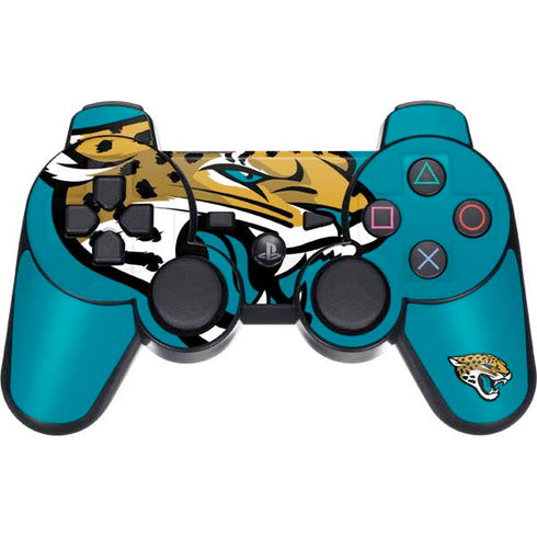 NFL Jacksonville Jaguars Large Logo PS3 Dual Shock wireless controller Skin