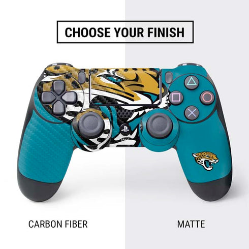 NFL Jacksonville Jaguars Large Logo PS4 Controller Skin