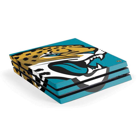 NFL Jacksonville Jaguars Large Logo PS4 Pro Console Skin