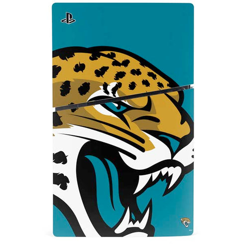 NFL Jacksonville Jaguars Large Logo PS5 Slim Disk Console Skin