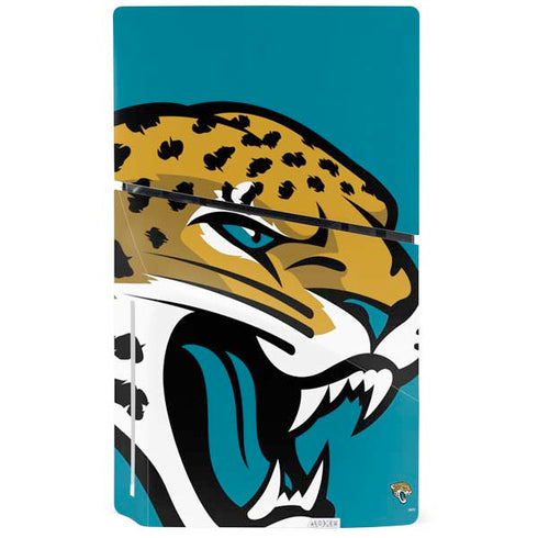 NFL Jacksonville Jaguars Large Logo PS5 Slim Disk Console Skin