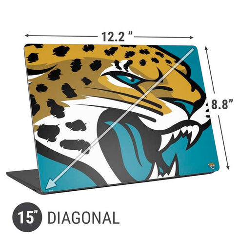 NFL Jacksonville Jaguars Large Logo Universal Laptop 15in (12.2 x 8.8in) Skin