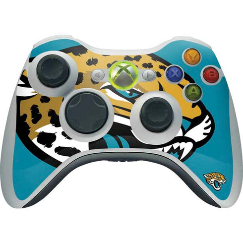 NFL Jacksonville Jaguars Large Logo Xbox 360 Wireless Controller Skin