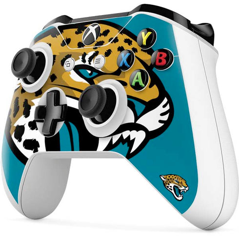 NFL Jacksonville Jaguars Large Logo Xbox One S Controller Skin