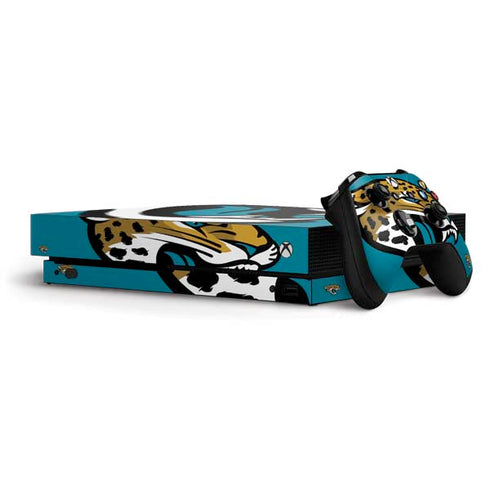 NFL Jacksonville Jaguars Large Logo Xbox One X Bundle Skin