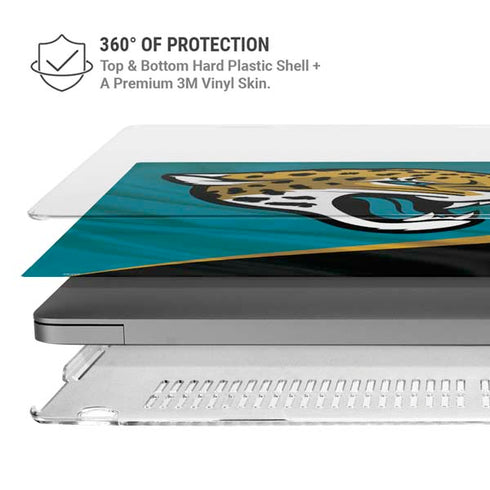 NFL Jacksonville Jaguars MacBook Pro 16in (2021-25) Case plus Skin