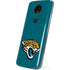 NFL Jacksonville Jaguars Teal Distressed Moto E5 Plus Skin