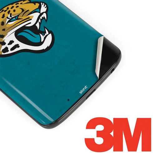NFL Jacksonville Jaguars Teal Distressed Moto G6 Skin