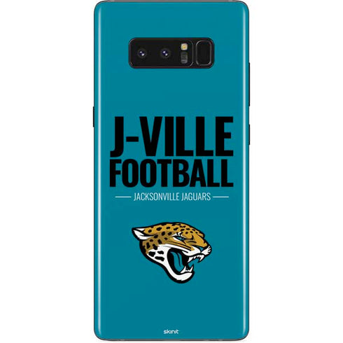 NFL Jacksonville Jaguars Team Motto Galaxy Note 8 Skin