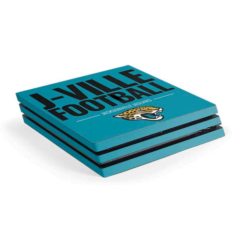 NFL Jacksonville Jaguars Team Motto PS4 Pro Console Skin