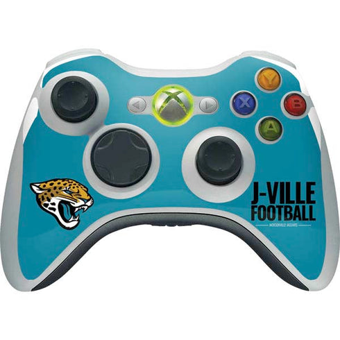 NFL Jacksonville Jaguars Team Motto Xbox 360 Wireless Controller Skin