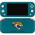 NFL Jacksonville Jaguars Teal Distressed Nintendo Switch Lite Skin