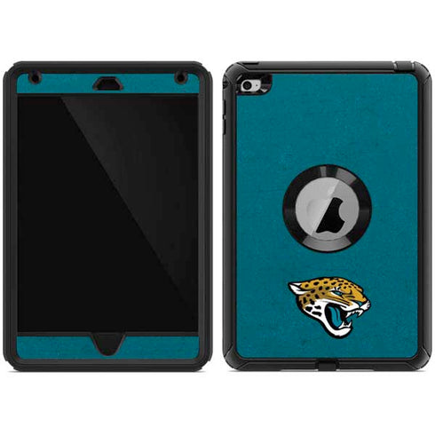 NFL Jacksonville Jaguars Teal Distressed Otterbox Defender iPad Skin