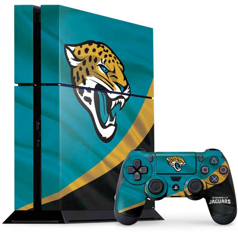NFL Jacksonville Jaguars PS4 Console and Controller Bundle Skin