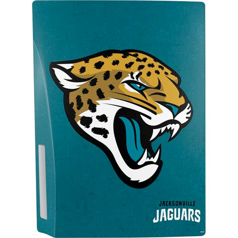 NFL Jacksonville Jaguars Teal Distressed PS5 Bundle Skin