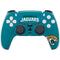 NFL Jacksonville Jaguars Teal Distressed PS5 Controller Skin