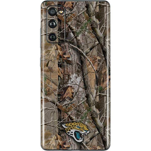 NFL Jacksonville Jaguars Realtree AP Camo Galaxy S20 Fan Edition Skin