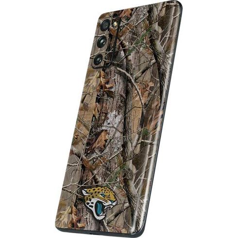 NFL Jacksonville Jaguars Realtree AP Camo Galaxy S20 Fan Edition Skin