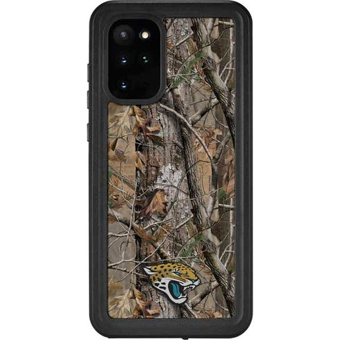 NFL Jacksonville Jaguars Realtree AP Camo Galaxy S20 Plus Waterproof Case
