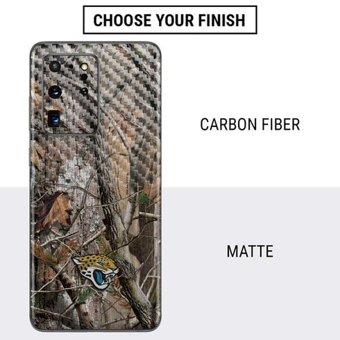 NFL Jacksonville Jaguars Realtree AP Camo Galaxy S20 Ultra 5G Skin