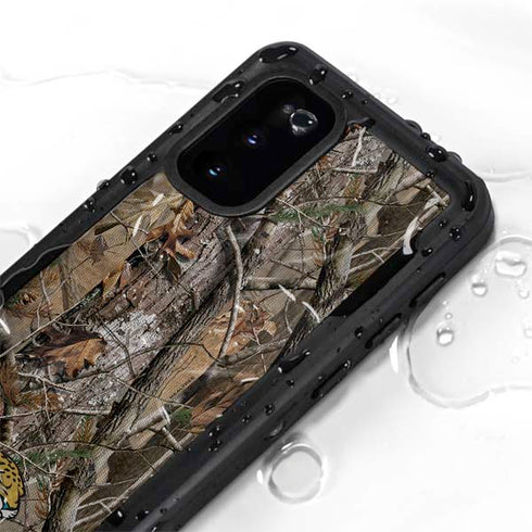 NFL Jacksonville Jaguars Realtree AP Camo Galaxy S20 Waterproof Case