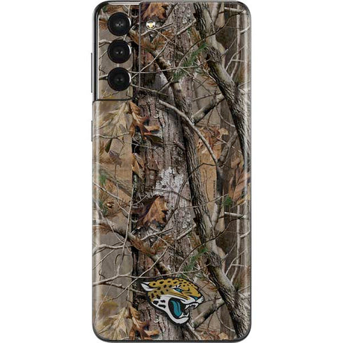 NFL Jacksonville Jaguars Realtree AP Camo Galaxy S21 Plus 5G Skin
