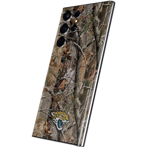 NFL Jacksonville Jaguars Realtree AP Camo Galaxy S22 Ultra Skin