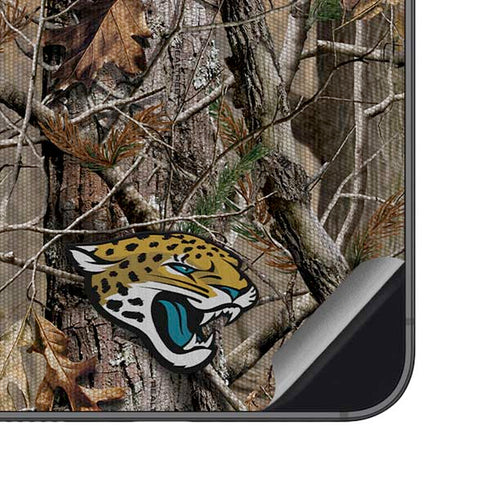 NFL Jacksonville Jaguars Realtree AP Camo Galaxy S23 FE Skin