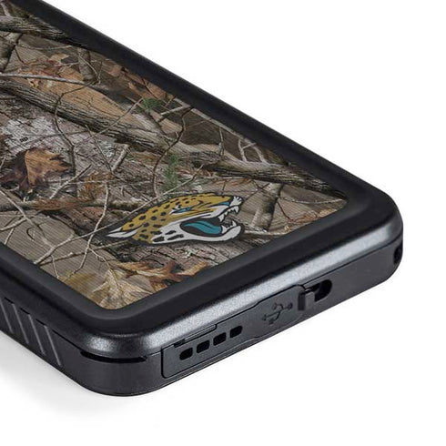NFL Jacksonville Jaguars Realtree AP Camo Galaxy S23 Waterproof Case