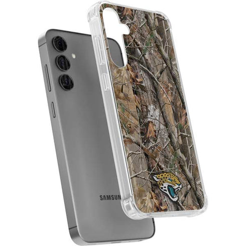 NFL Jacksonville Jaguars Realtree AP Camo Galaxy S24 Plus Clear Case