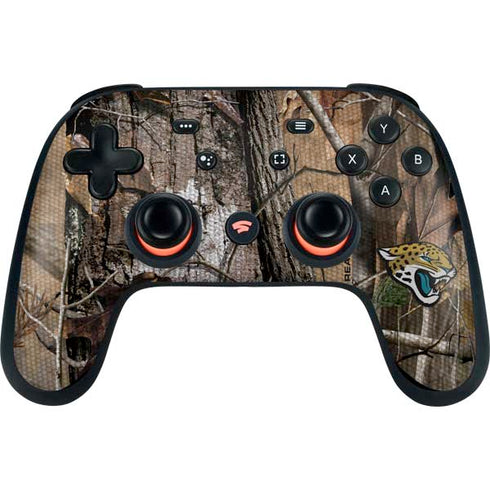 NFL Jacksonville Jaguars Realtree AP Camo Google Stadia Controller Skin