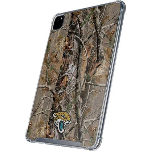 NFL Jacksonville Jaguars Realtree AP Camo iPad Pro 12.9in (2020) Clear Case