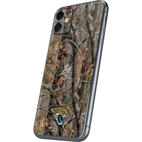 NFL Jacksonville Jaguars Realtree AP Camo iPhone 11 Skin