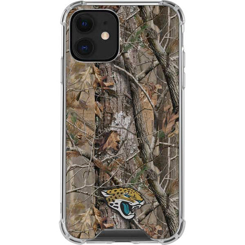 NFL Jacksonville Jaguars Realtree AP Camo iPhone 12 Clear Case