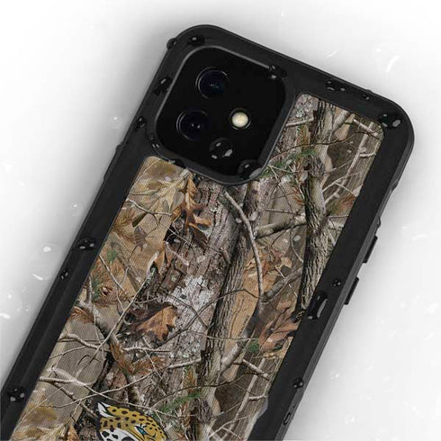NFL Jacksonville Jaguars Realtree AP Camo iPhone 12 Mini Waterproof Case