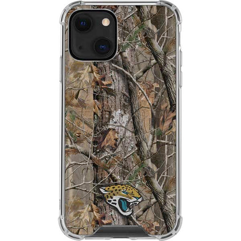NFL Jacksonville Jaguars Realtree AP Camo iPhone 13 Clear Case