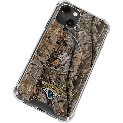 NFL Jacksonville Jaguars Realtree AP Camo iPhone 13 Mini Clear Case