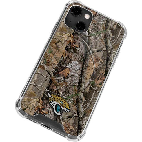 NFL Jacksonville Jaguars Realtree AP Camo iPhone 14 Clear Case