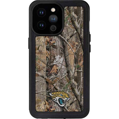 NFL Jacksonville Jaguars Realtree AP Camo iPhone 14 Pro Max Waterproof Case